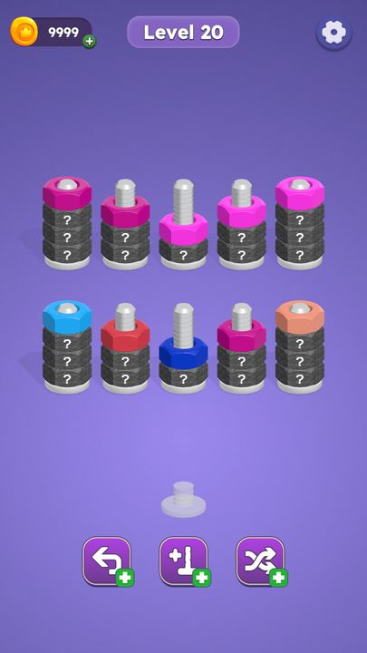 Color Nut Sort Game Screenshot