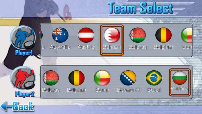 Finger Ice Hockey Game Screenshot