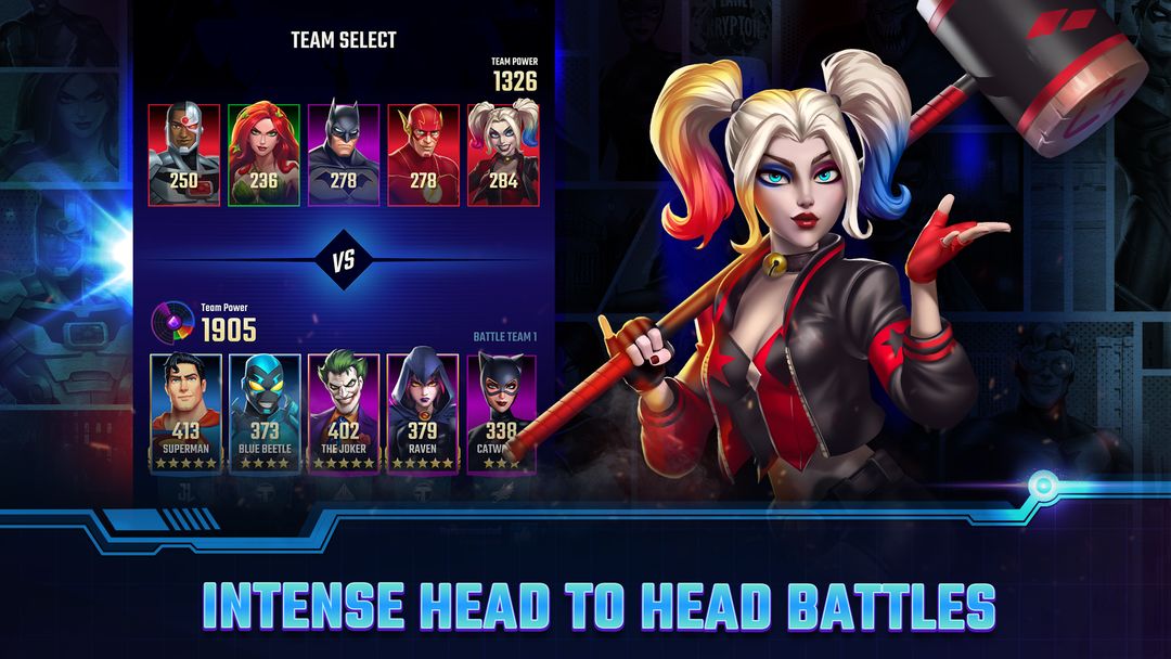 DC Heroes & Villains: Match 3 ภาพหน้าจอเกม