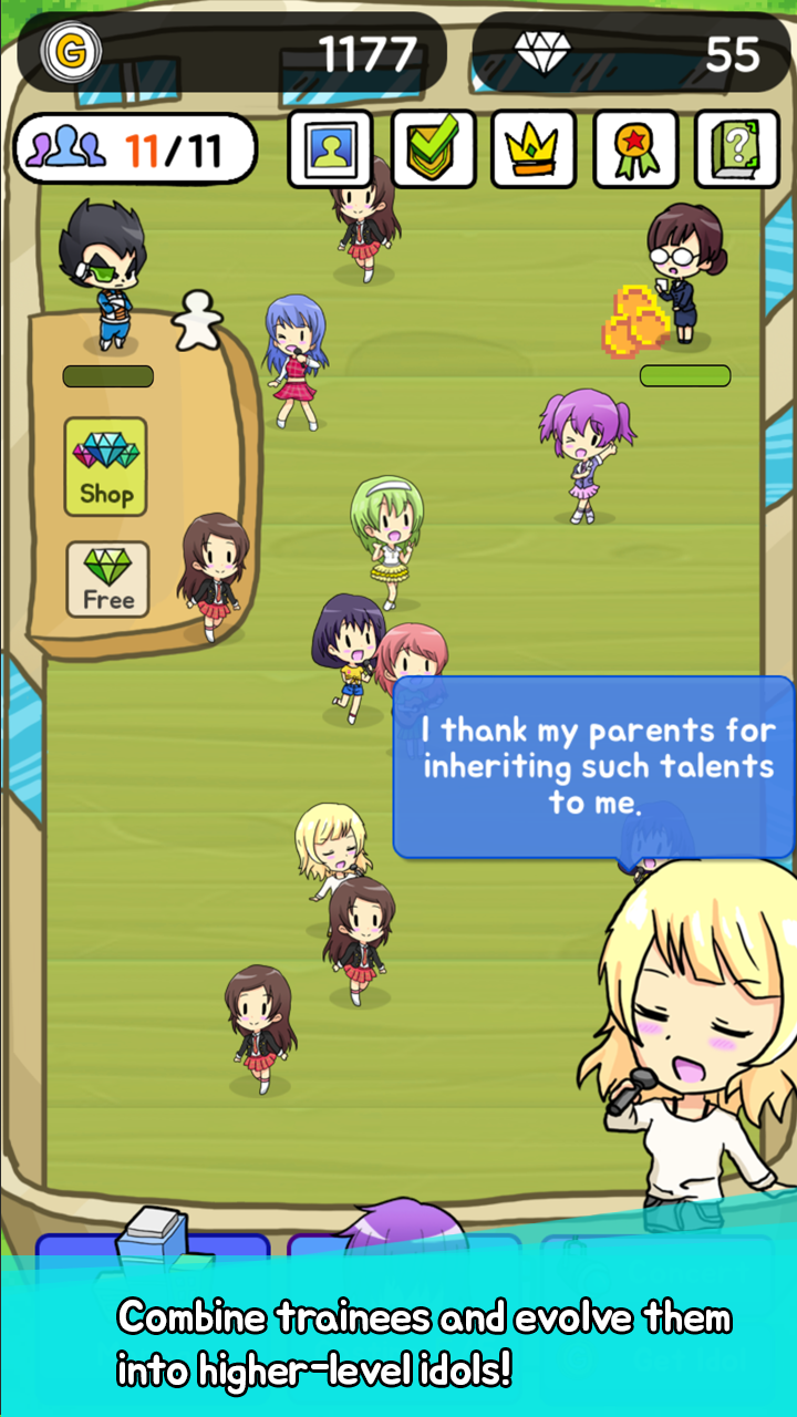 IDOL Evolution - Idol Girls Game Screenshot