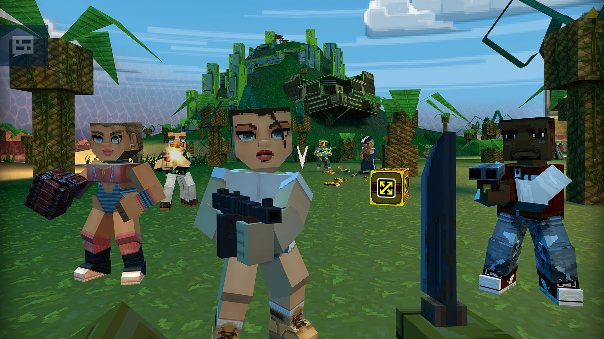 Screenshot 1 of Pixelfield - សមរភូមិ Royale FPS 
