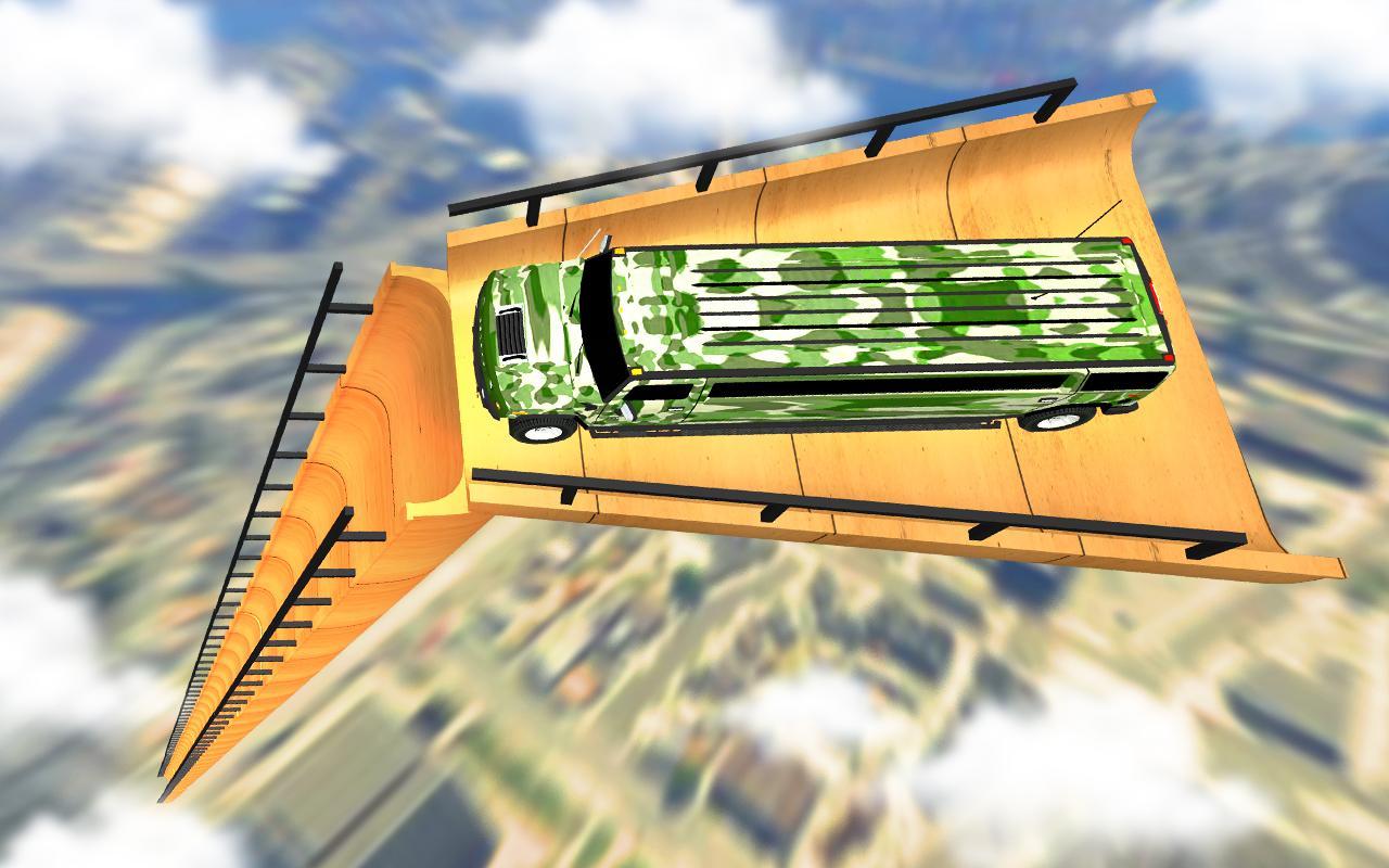 Army Mega Ramp Car Racing: US Army MegaRamp Truck 게임 스크린샷