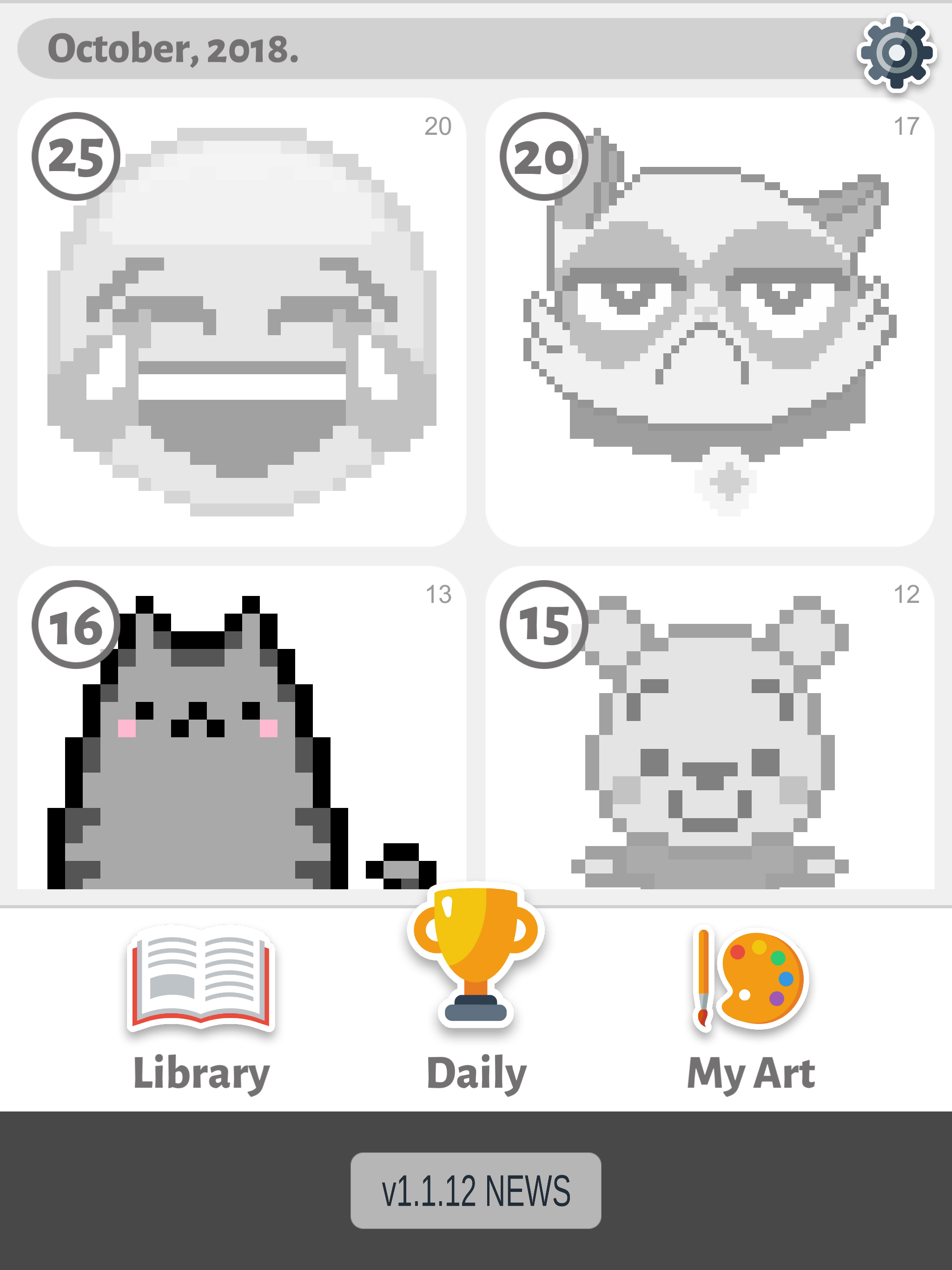 Color Art - Color by Number Game Screenshot