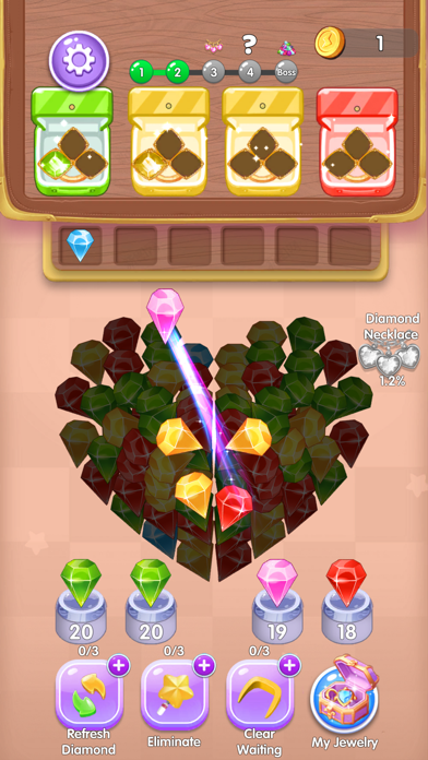 Diamond Sort Puzzle! ภาพหน้าจอเกม