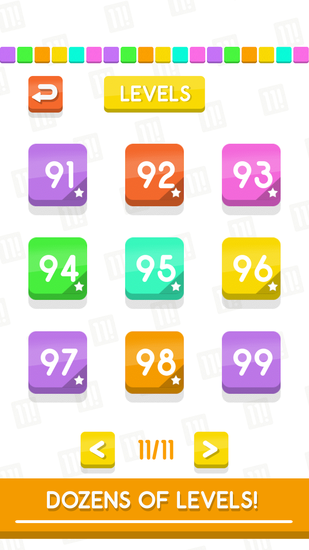 Screenshot of Make 11!