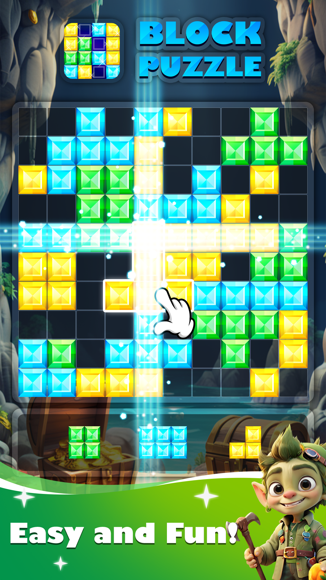 Screenshot of Treasure Blocks Quest
