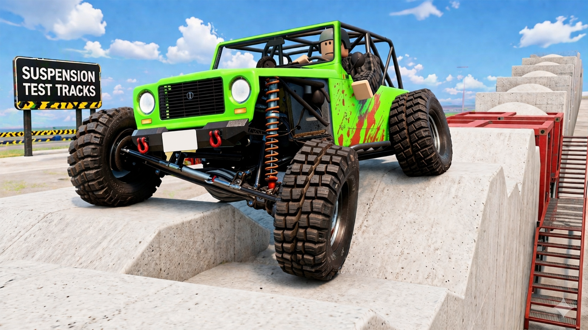 Car Suspension Test Game Screenshot