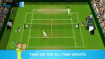 Cuplikan Layar Game Stick Tennis