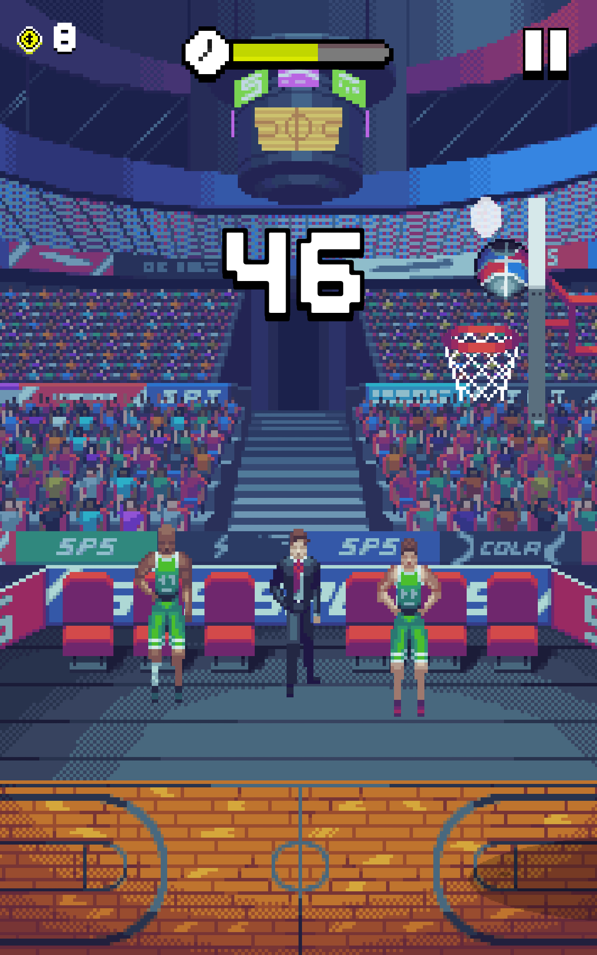 Bouncy Hoops ゲームのスクリーンショット