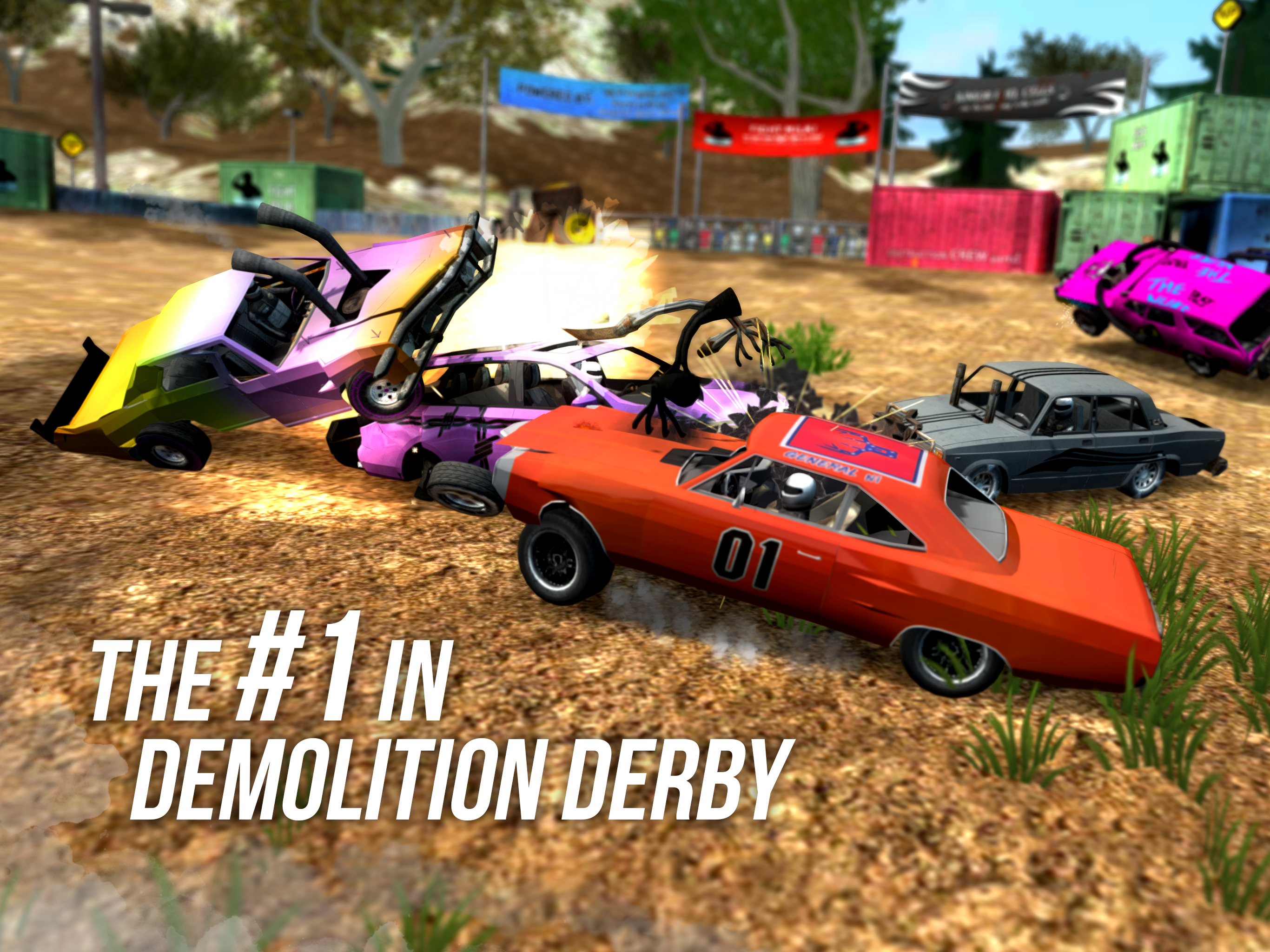 Demolition Derby Multiplayerのキャプチャ