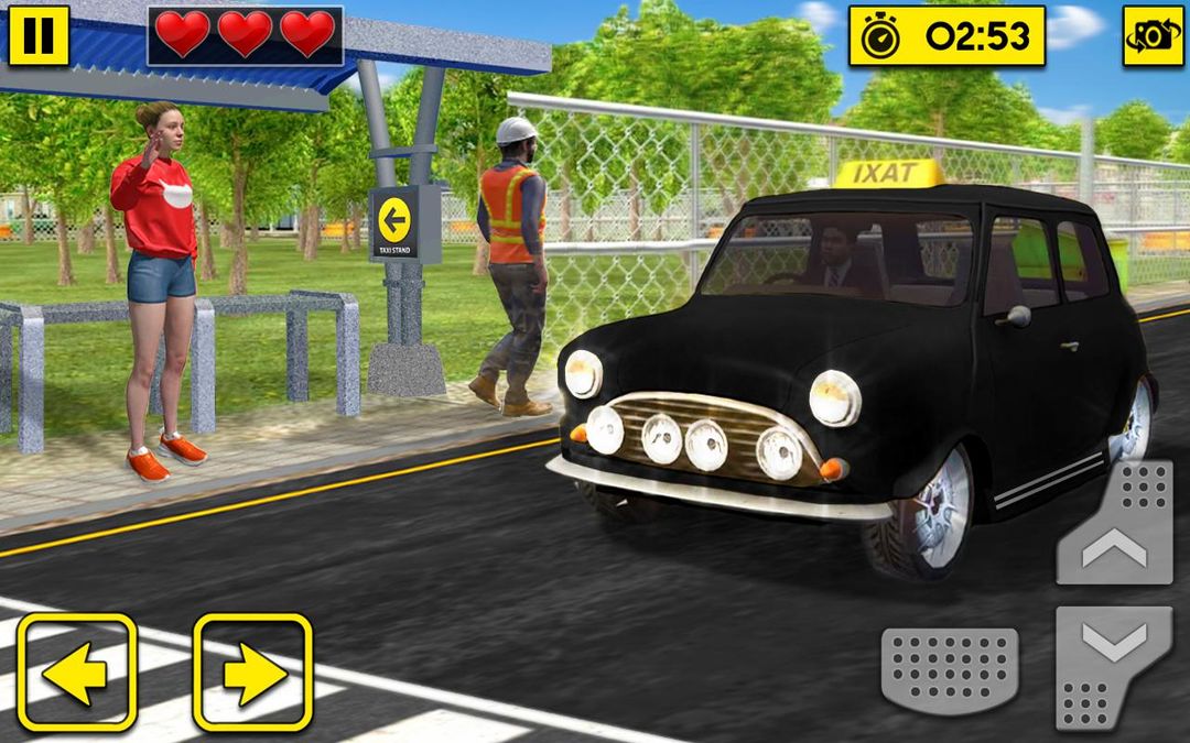 taksi kota mengemudi SIM 2020: sopir taksi gratis screenshot game