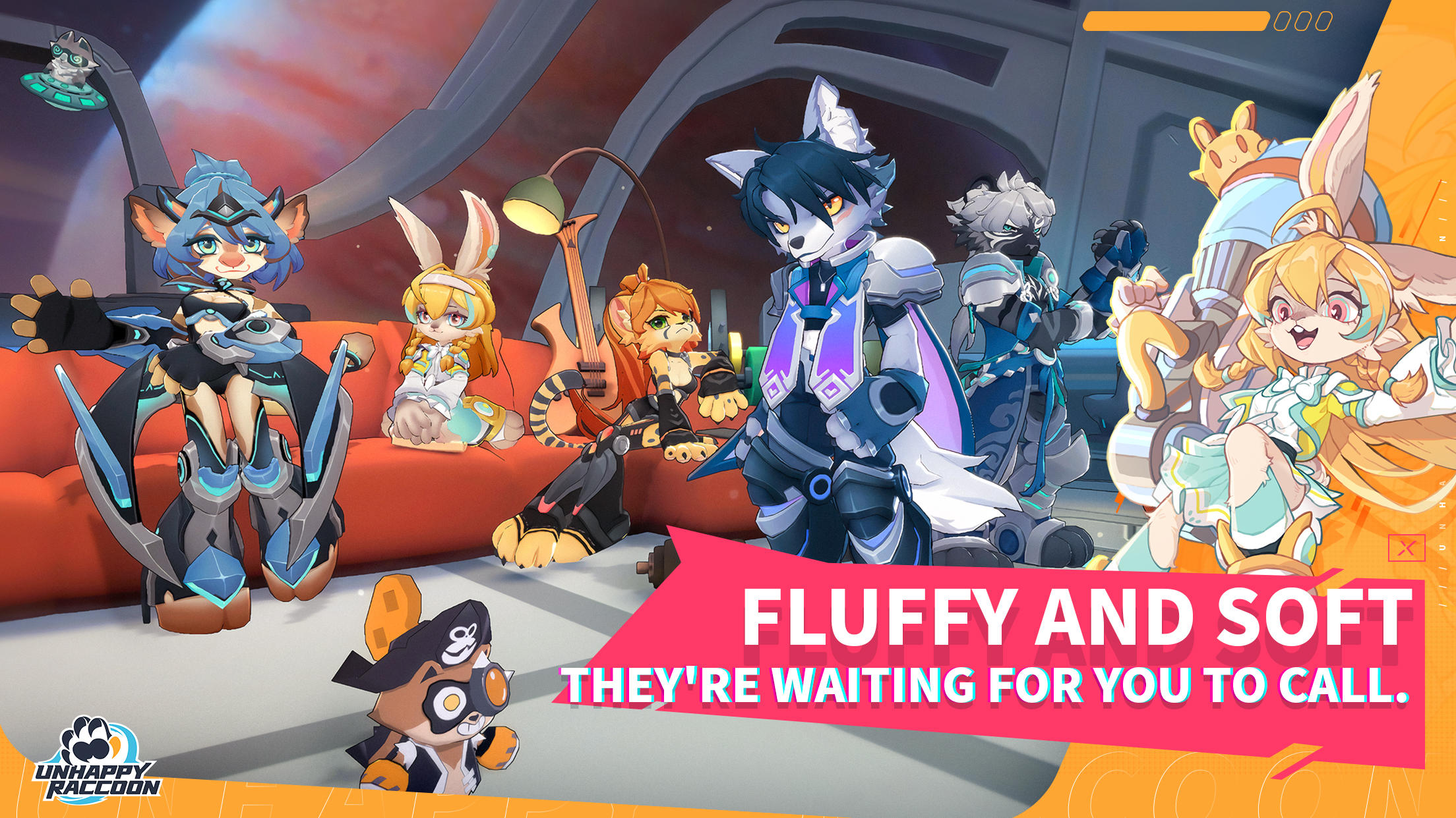 Unhappy Raccoon Game Screenshot