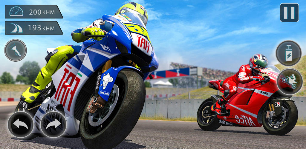 Banner of Motorbike Games Bike Racing 3D 