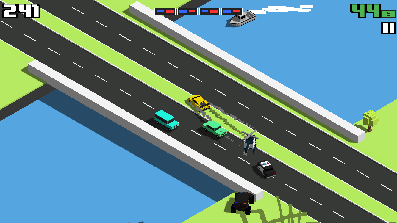 Smashy Road: Wanted Game Screenshot