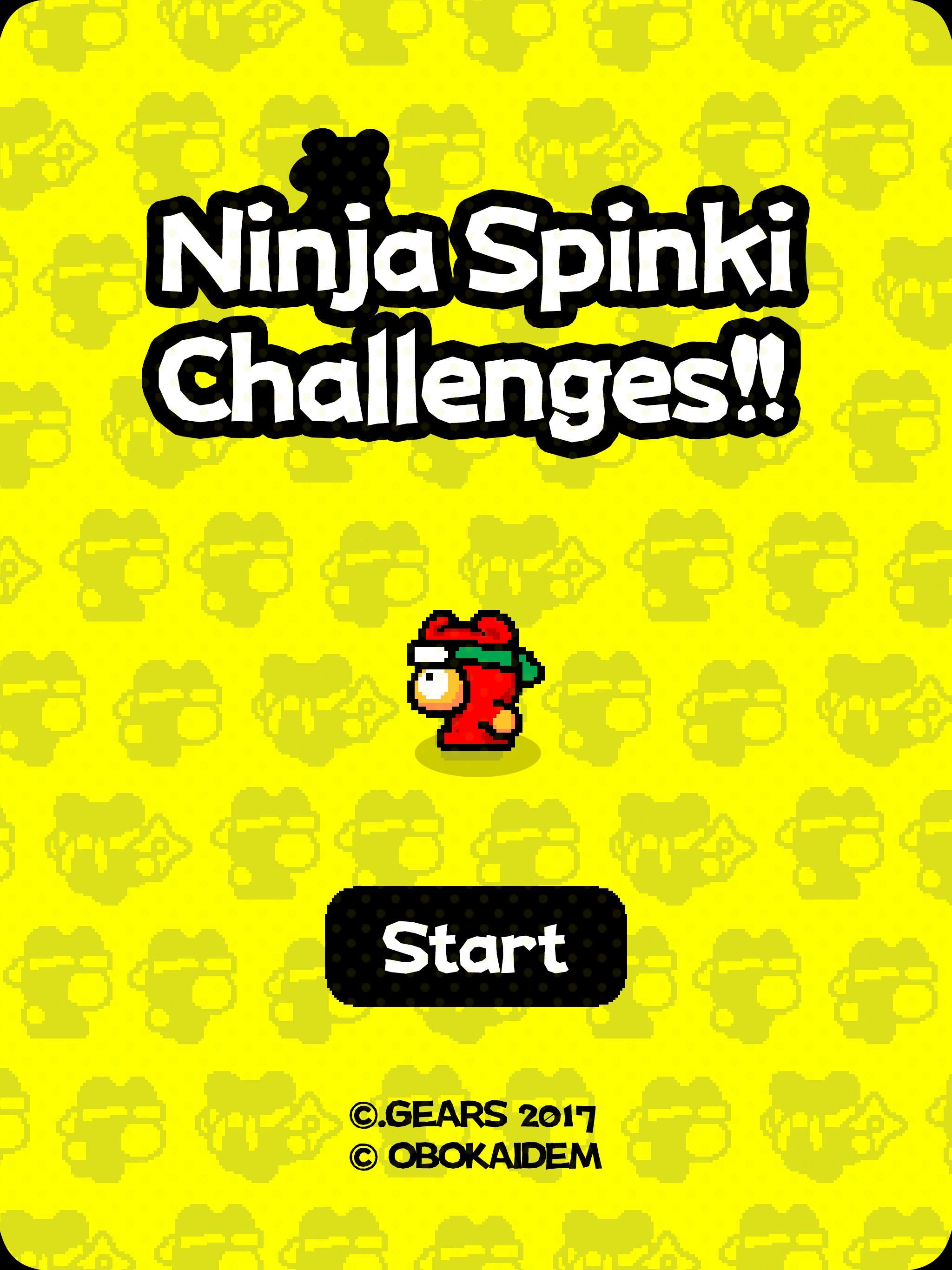 Ninja Spinki Challenges!! Game Screenshot