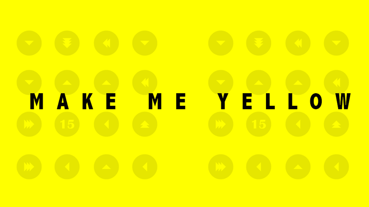 Screenshot of the video of Make me yellow