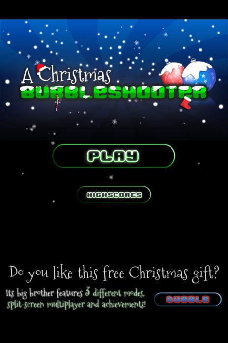 A Christmas Bubbleshooter ภาพหน้าจอเกม
