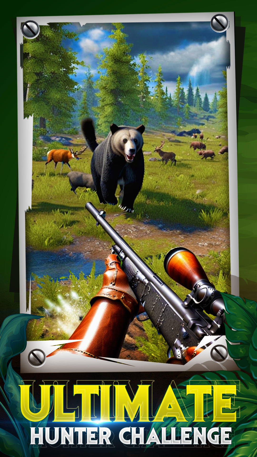 Animal Hunting Wild Shooting ゲームのスクリーンショット