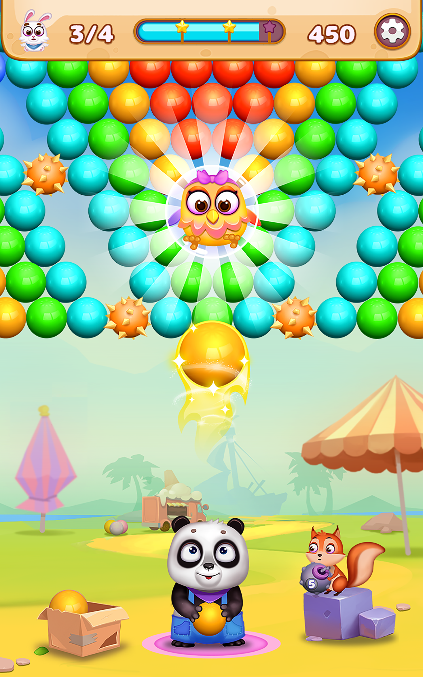 Screenshot 16 of Panda Bubble Shooter Mania 1.28