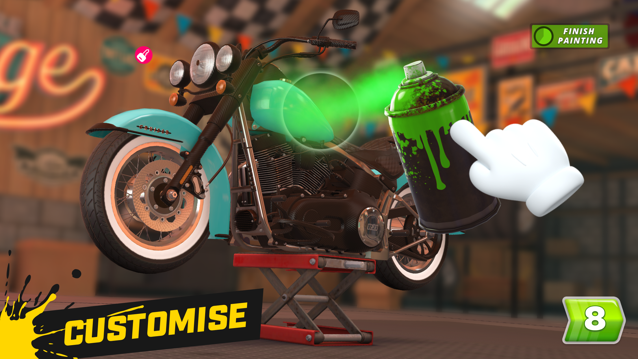 Bike Mechanic Game Screenshot