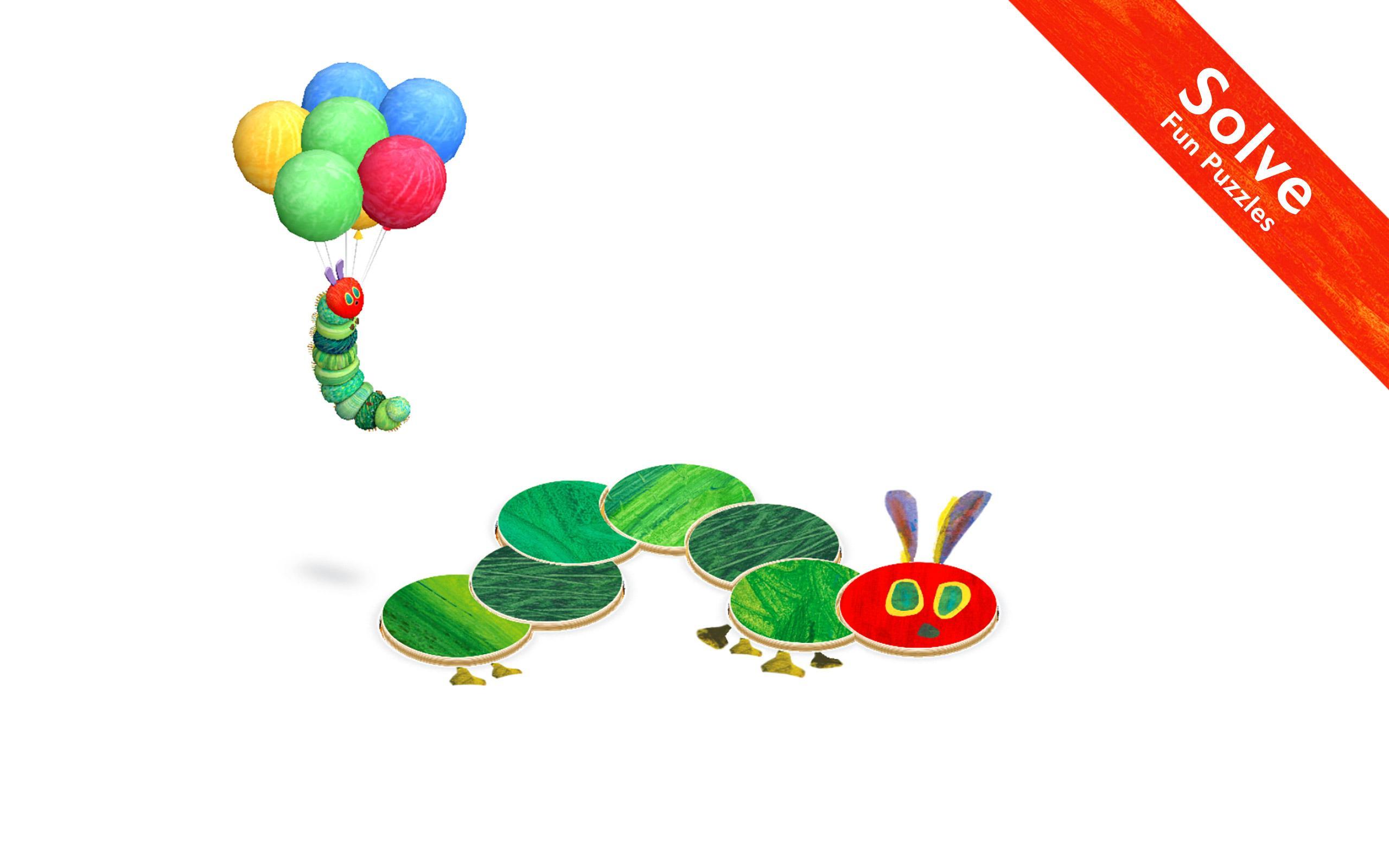 Caterpillar Shapes and Colors Game Screenshot