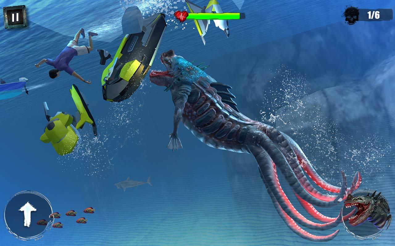 Sea Dragon Simulator 게임 스크린샷