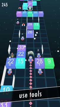 Balls Snake-Hit Up Number Cube Game Screenshot
