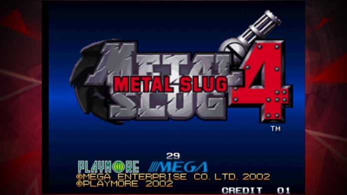 METAL SLUG 4 ACA NEOGEO Game Screenshot