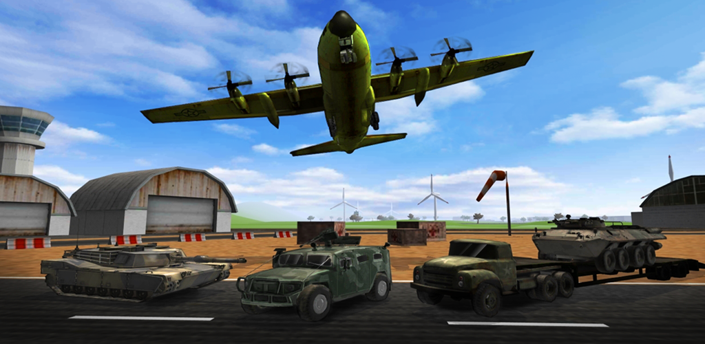 Banner of Army plane cargo simulator 3D 1.0.3