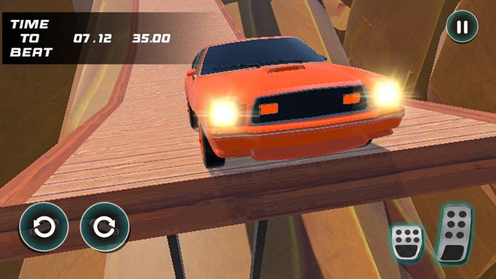 Captura de Tela do Jogo Car Jump Jet Car Stunts Sim 3d