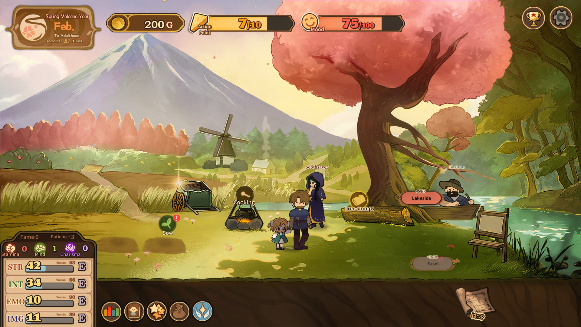 Screenshot of Volcano Girl
