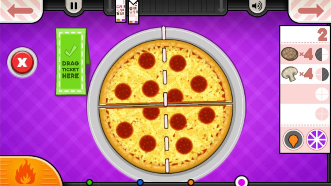 Papa's Pizzeria To Go! screenshot game