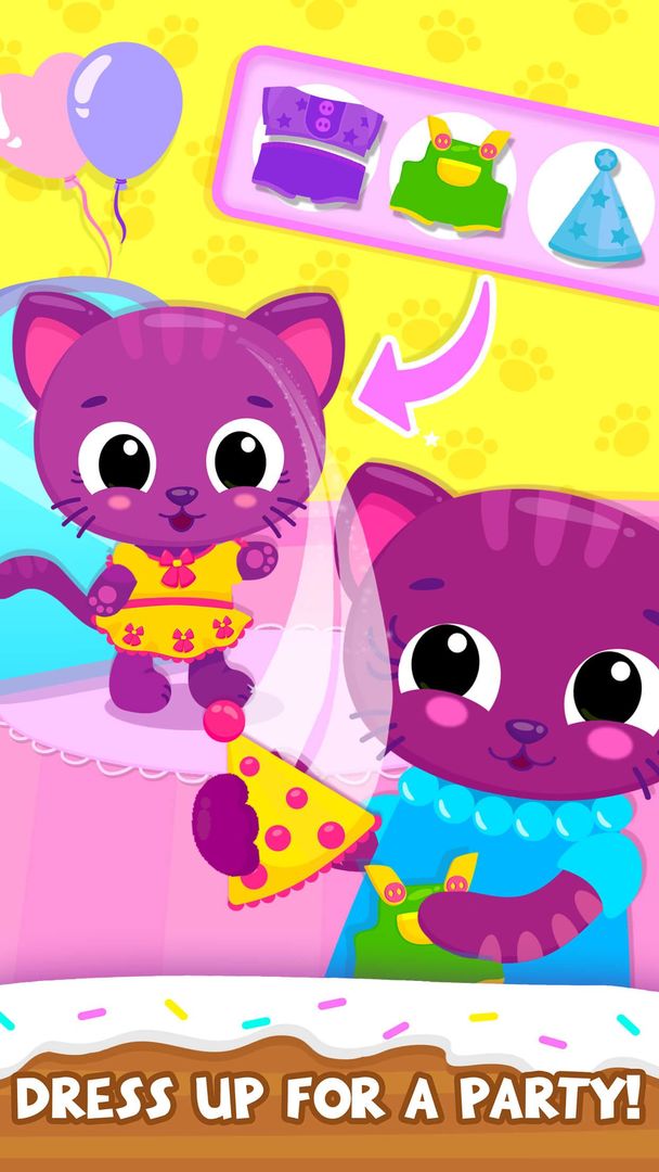 Cute & Tiny Birthday - Baby Pet Party screenshot game