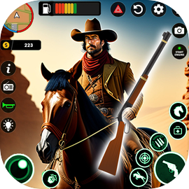 Download do APK de Simulador de cavalo selvagem: jogos de tiro