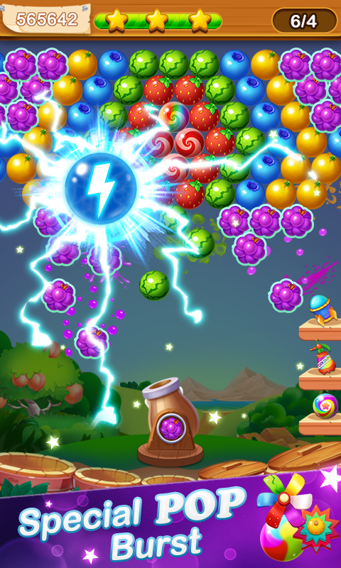 Bubble 2024 fruits game