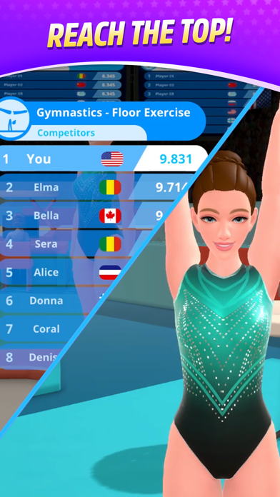 Gymnastics Dream Game Screenshot