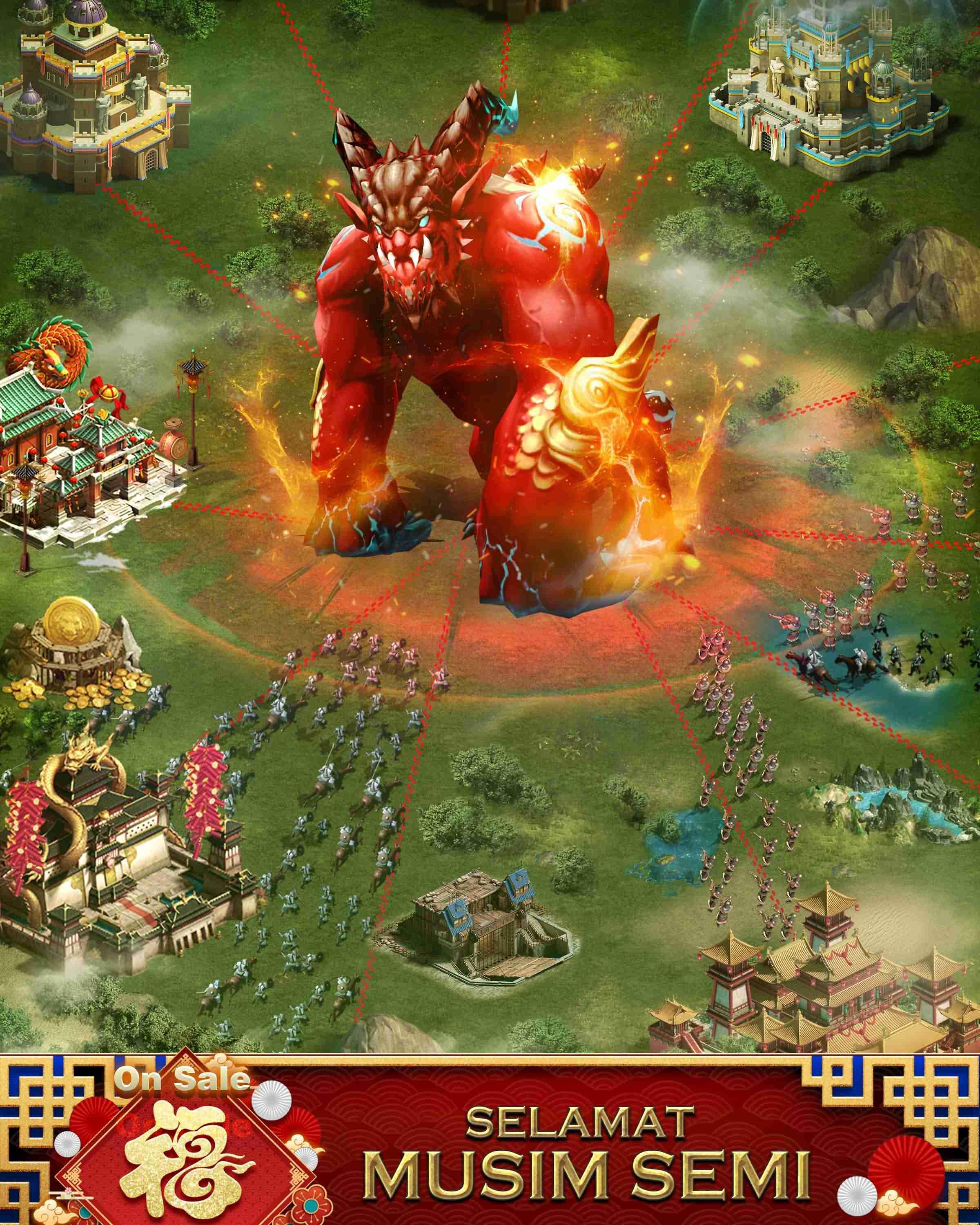 Cuplikan Layar Game Clash of Kings – Peradaban Bulan Sabit