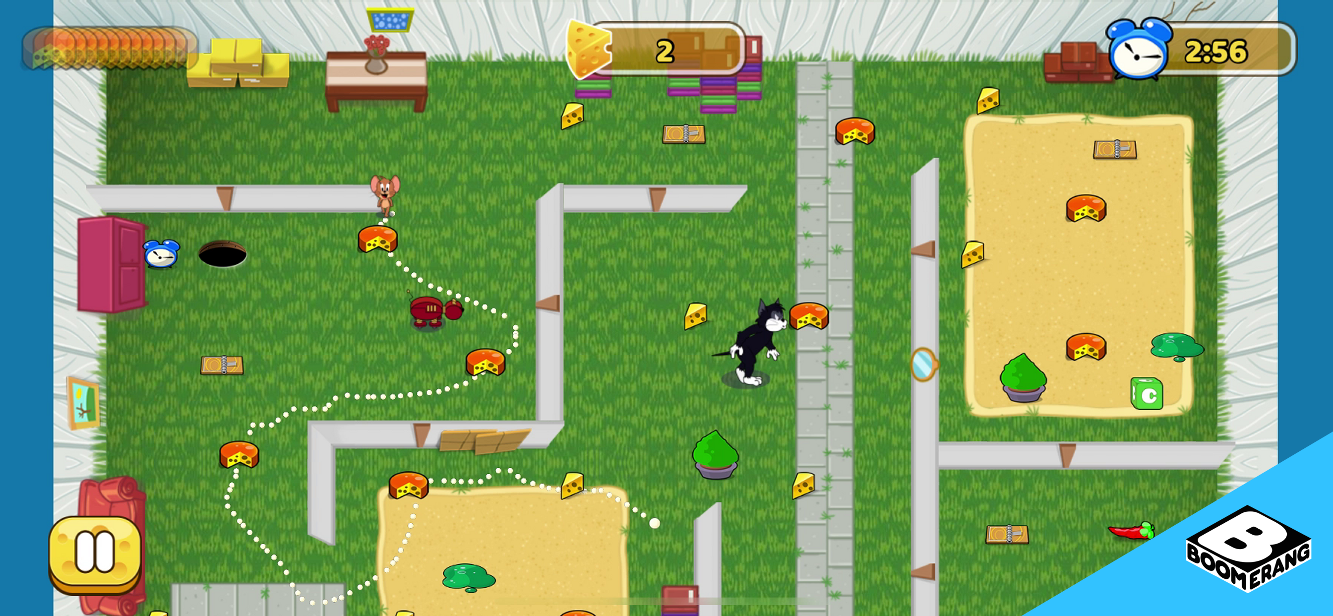 Cuplikan Layar Game Tom & Jerry: Mouse Maze