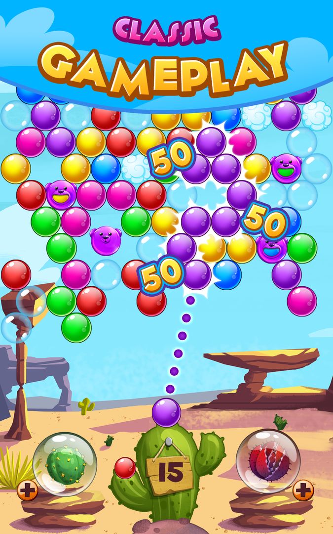 Toon Bubbles screenshot game
