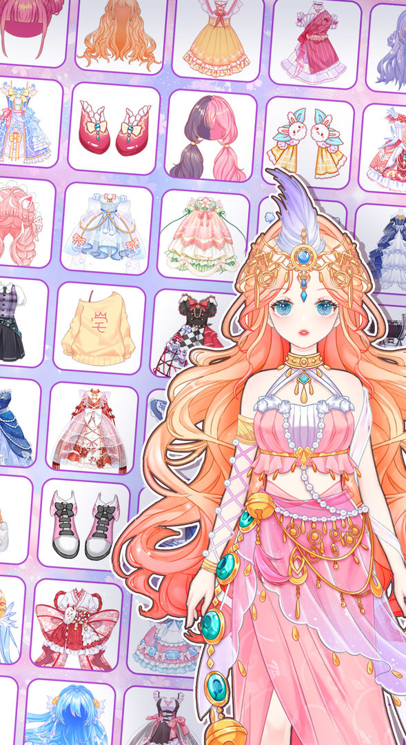 Anime Princess 2：Dress Up Game 게임 스크린 샷