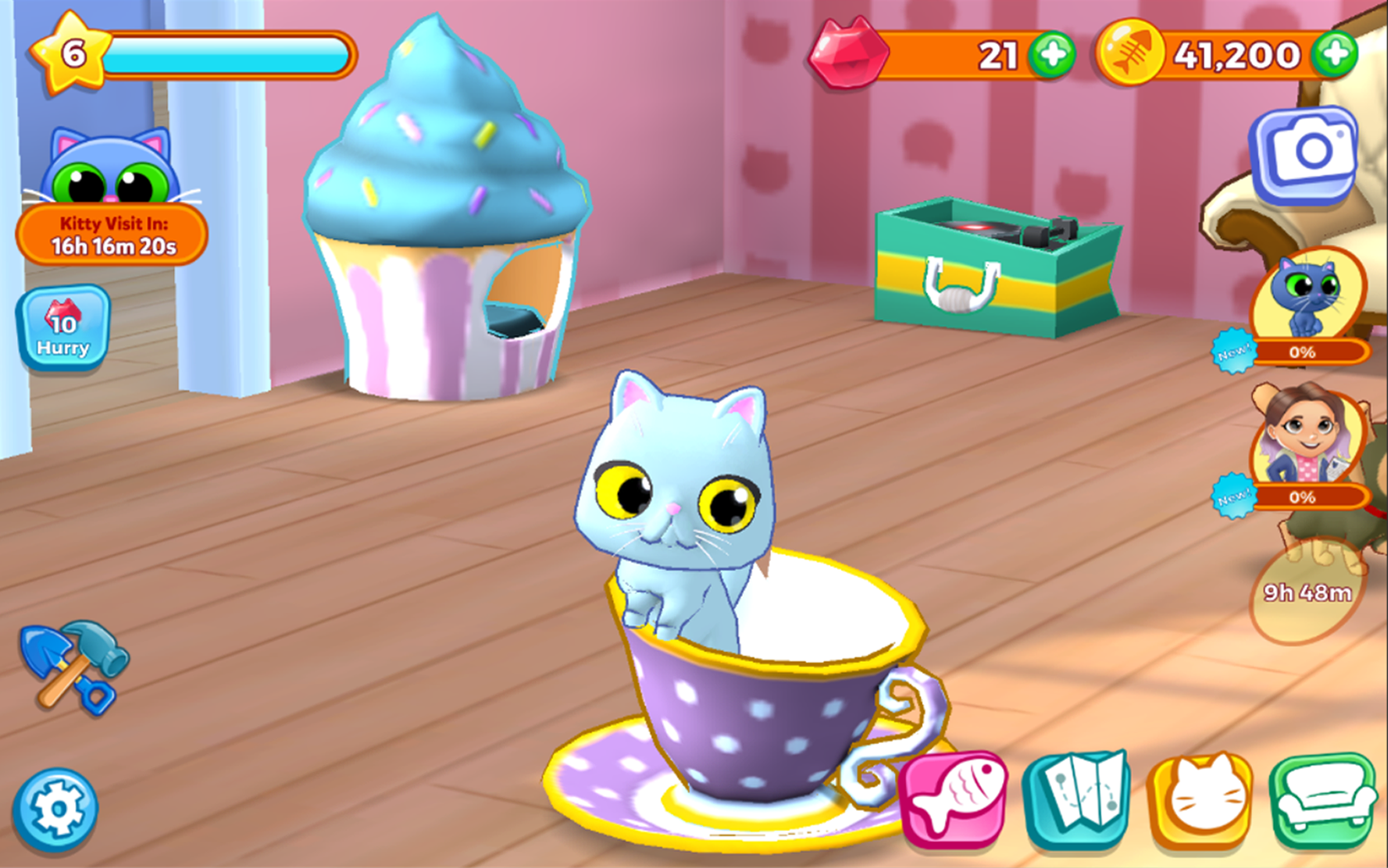Kitty Keeper: Cat Collector Game Screenshot