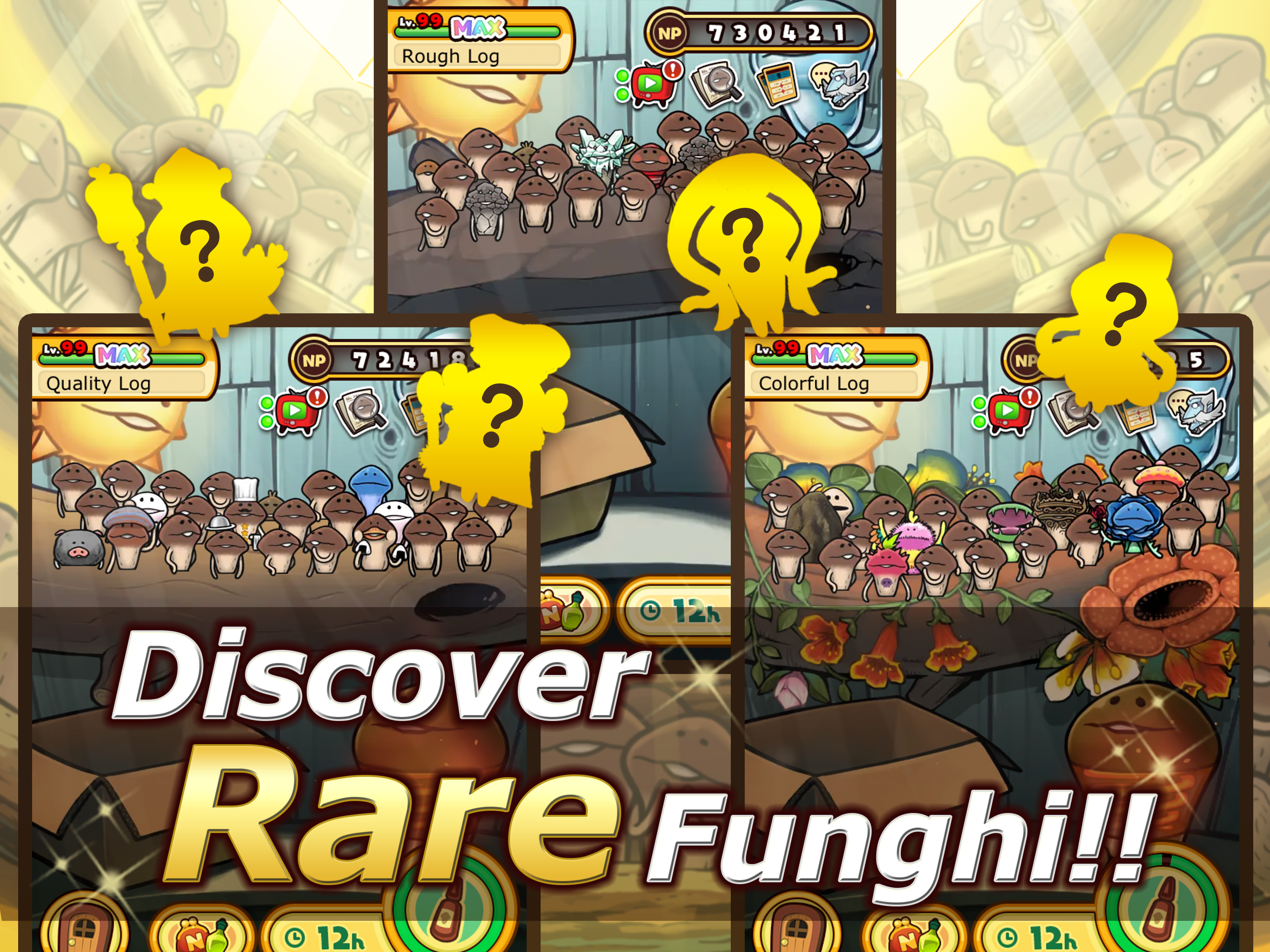 Скриншот игры Idle Mushroom Garden Deluxe