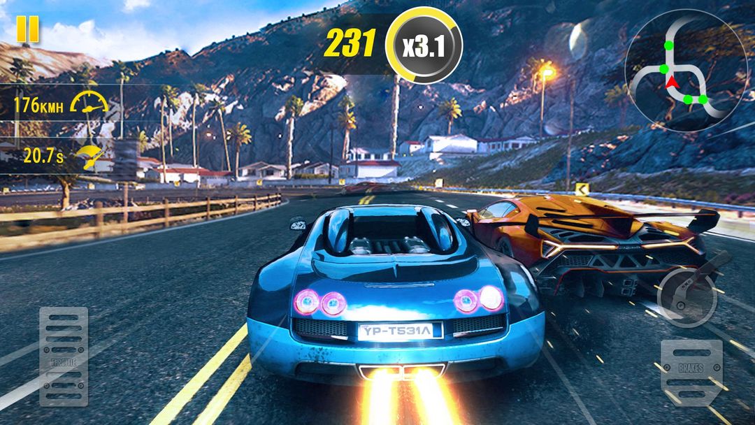 Screenshot of Ultimate Drifting -  Real Road Car Racing Game