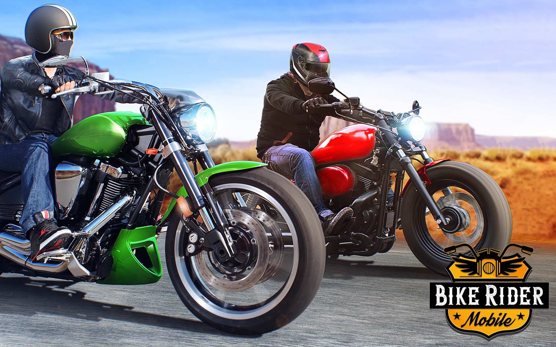 Bike Rider Mobile: Racing Duels & Highway Traffic Game Screenshot