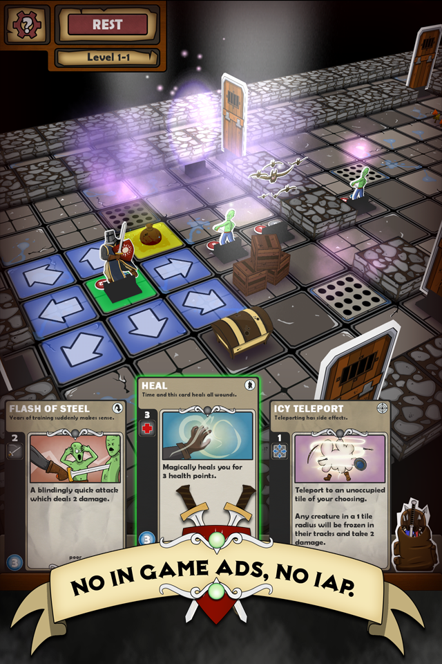 Скриншот игры Card Dungeon