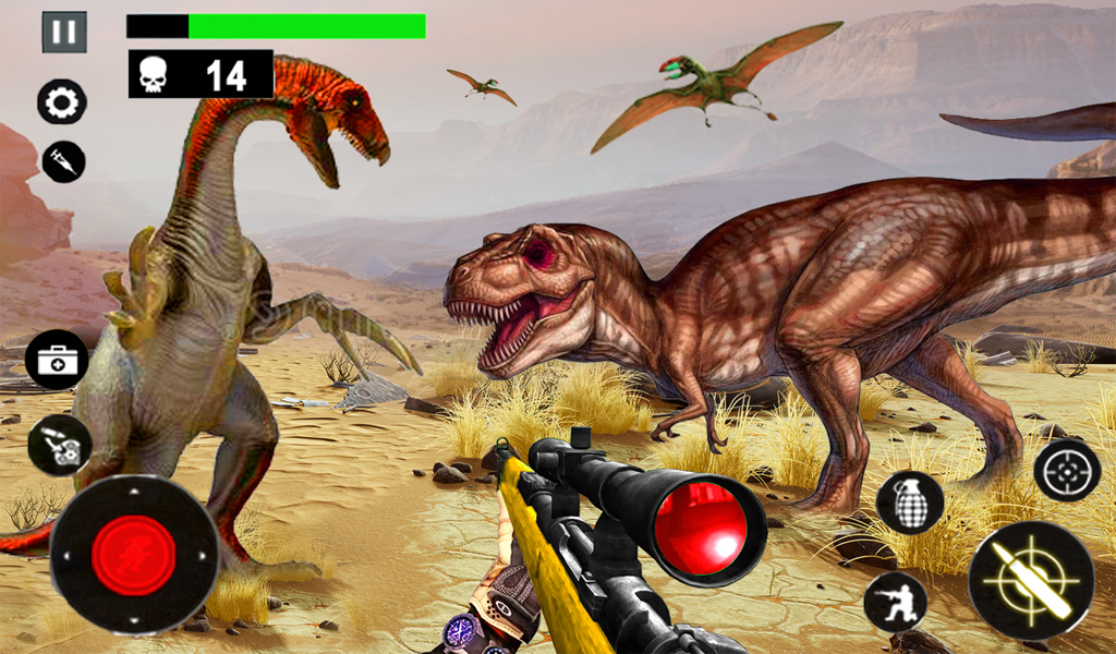 Screenshot of Real Dino Hunting Zoo Games