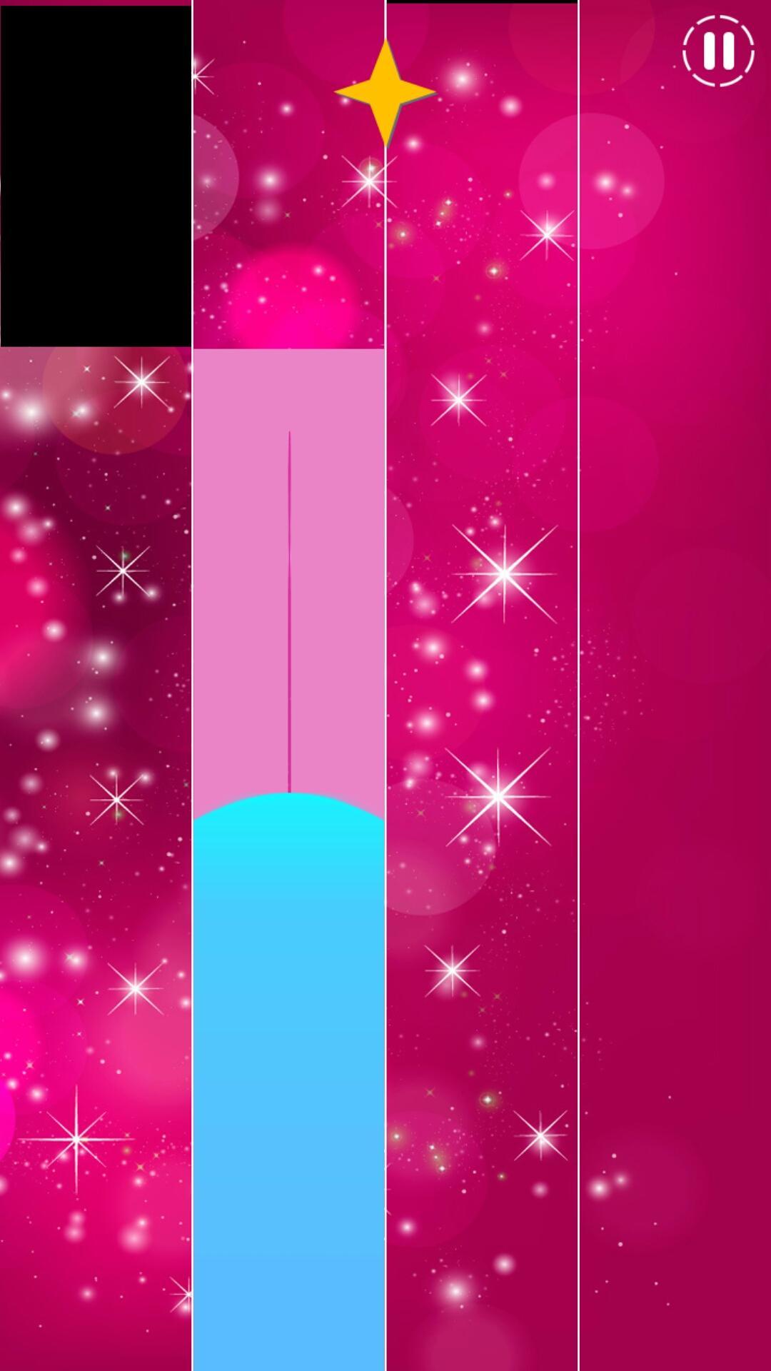Pink Piano Tiles 2018 Game Screenshot