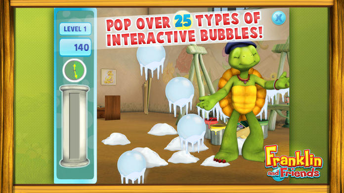 Franklin's Bubble Blaster Game Screenshot