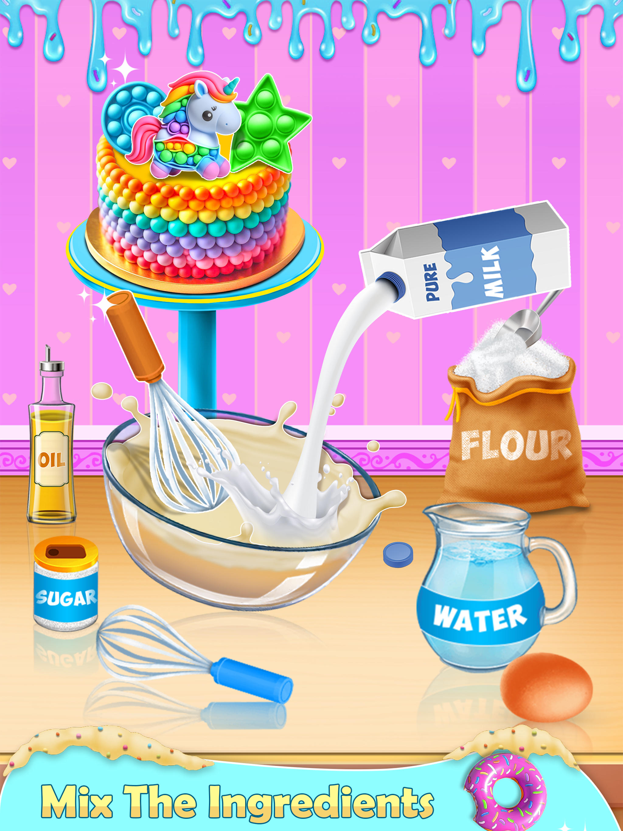 Cake Master DIY Popit Game Game Screenshot