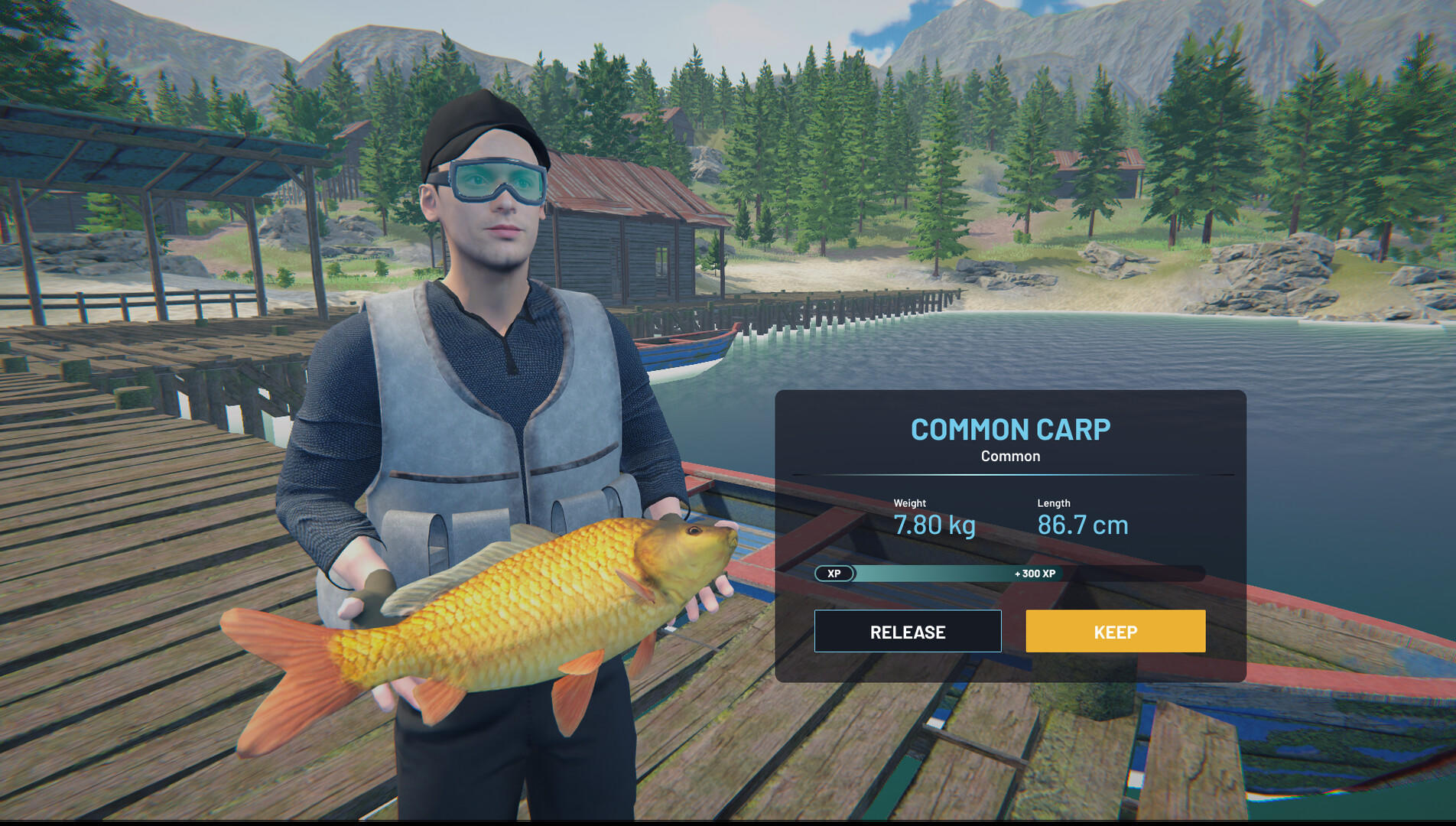 Captura de Tela do Jogo Fishing for a Living